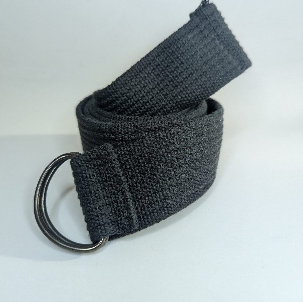 Gray D-ring Belt